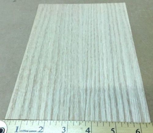 Red Oak wood veneer 6&#034; x 9&#034; on paper backer &#034;A&#034; grade quality 1/40th&#034; thickness