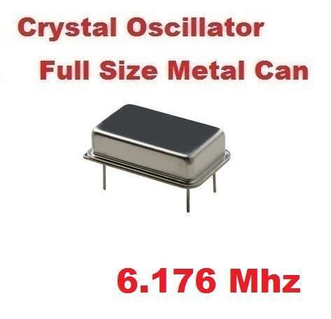 6.176Mhz 6.176 Mhz CRYSTAL OSCILLATOR FULL CAN ( Qty 10 ) *** NEW ***