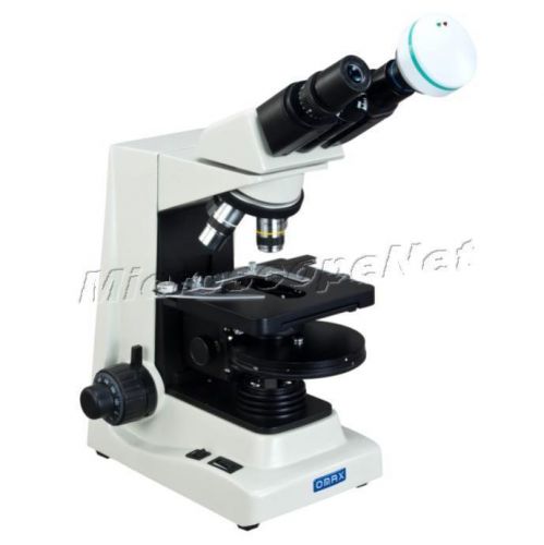 1600x brightfield &amp; phase contrast siedentopf plan microscope+2mp digital camera for sale