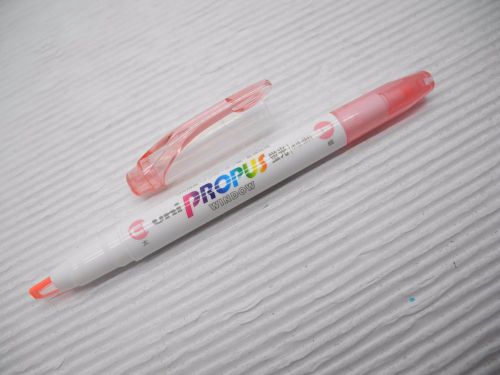 1 X  Uni-Ball Propus 102-T Twins head Highlighter Pink(Japan)