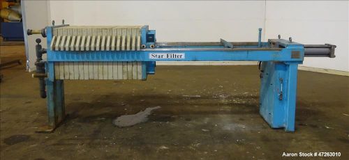 Used- Star Systems Filter Press, Model R17630/50630004. Approximate 82 square fe