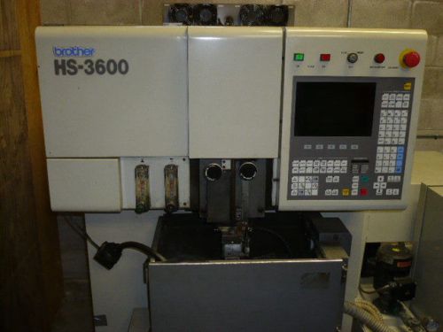 Brother HS3600 wire edm, 4-axis, submerged