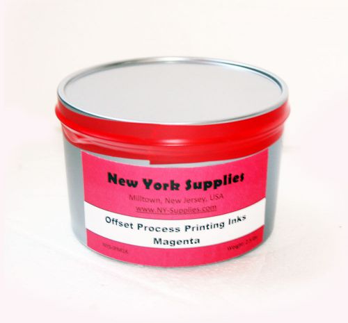 Magenta process offset printing ink - 2.5 lbs for sale