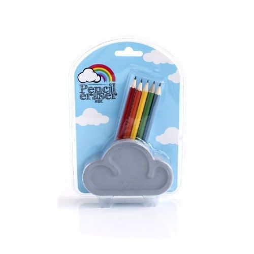 Suck uk suck uk giant eraser cloud pencil tidy with pencils for sale