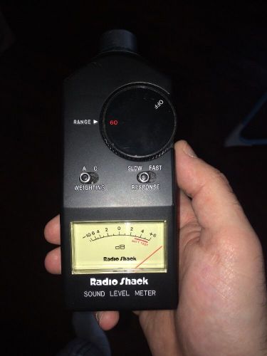 Radio Shack Sound Level Decibel Meter AUDIOPHILE