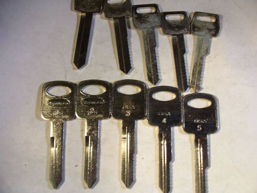 2  SET   FORD    H54 10 CUT &amp; H75  8 CUT   DEPTH  KEYS  1-5            LOCKSMITH