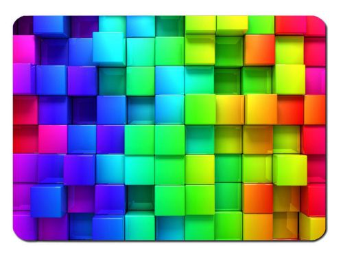 New Rainbow Blocks Mouse Pad Mats Mousepad Hot Gift