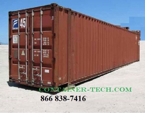 45&#039; High cube cargo shipping storage containers conex boxes / Dallas, TX