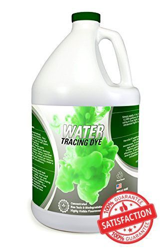Green Water Tracing &amp; Leak Detection Flourescent Dye - 1 Gallon NEW