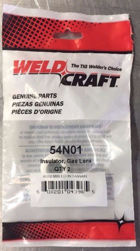 Weldcraft 54n01 insulator gas lens 17,17v,18,18sp,18v,26,26v (20/pkg) for sale
