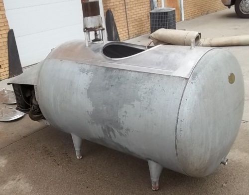 DUNCAN 200 Gallon Self-contained Stainless Bulk Milk Farm Tank