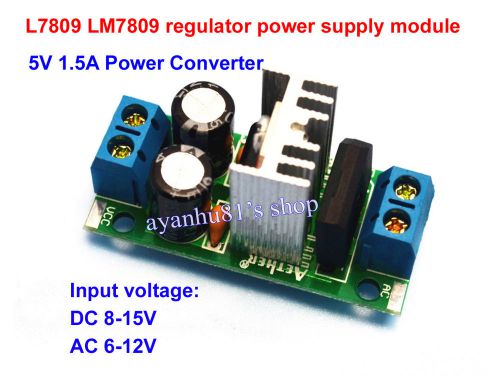Lm7809 l7809 ac/dc to 5v 1.5a regulator rectifier converter power supply module for sale