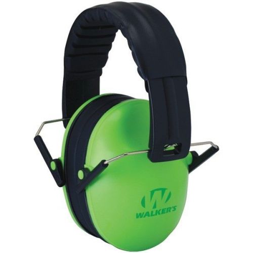 Walker&#039;s game ear gwp-fkdm-lg youth folding muff w/adjustable headband green for sale