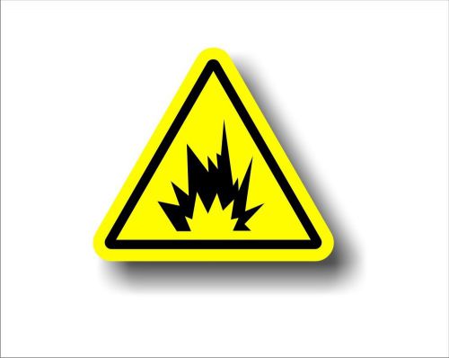 Industrial Electrical Safety Decal Sticker WARNING ARC FLASH EXPLOSIVE label