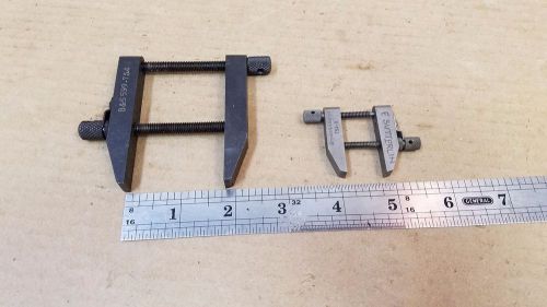 Lot of 2 Brown &amp; Sharpe 754 Parallel clamps  machinist toolmaker tools