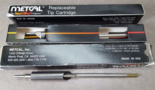 Metcal Replaceable tip cartridge model# STDC-704L (Lot of 3)