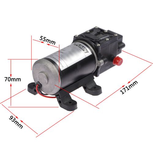 New dc 12v 100w 8l/min micro diaphragm high pressure water pump automatic switch for sale