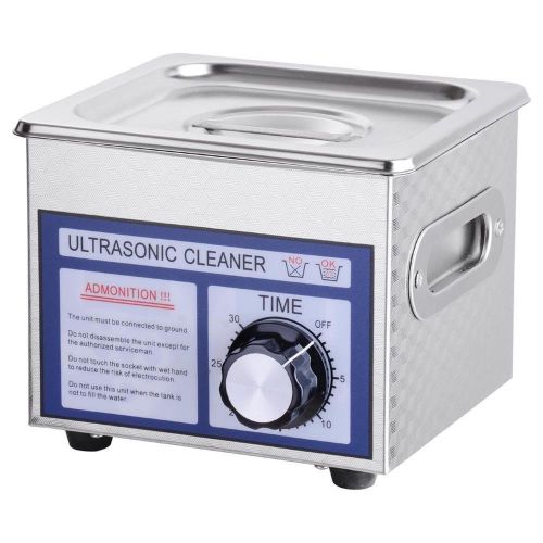 Aw 1.3l(1/3 gallon) ultrasonic cleaner 60w w/ timer jewelry glasses tattoo de... for sale