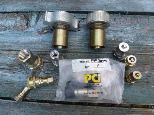Lot assorted hose nozzles, connectors, quick connects  new for sale