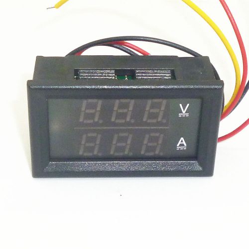 DC3.5~30V Dual LED Digital Voltmeter Ammeter Voltage Power Meter DC100V 100A