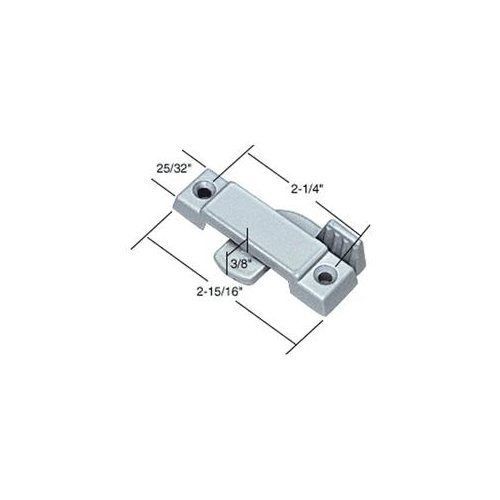 Gray sliding window lock with 2-1/4&#034; screw holes &amp; 3/8&#034; latch projection  f2659 for sale