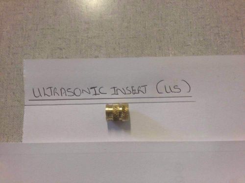 Ultrasonic brass inserts  - metric threaded ultrasonic brass inserts 50-&gt;200 pcs for sale
