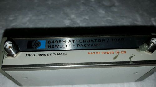 HP/Agilent 8495H Programmable Step Attenuator (opt. 002) 18ghz  70db