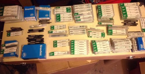 Widia gtd various taps , , 38 different styles huge  lot of 540+ pieces all new for sale