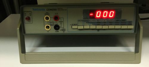 Tektronix CDM250 DIGITAL MULTIMETER SIU N004010 Tested and Working