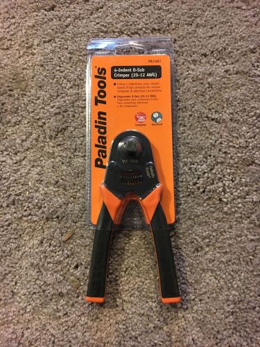 Paladin Tools Pa1461 Pro-Grip Crimper 4-Indent D-Sub (20-12 Awg) f1