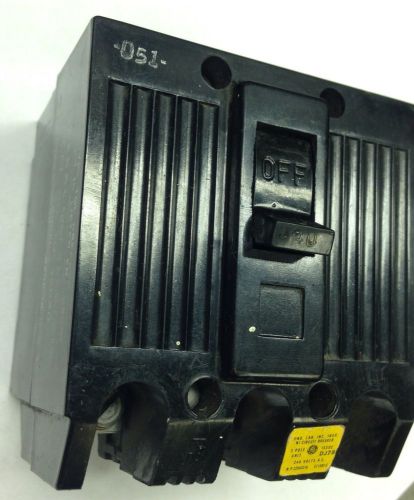 General Electric 40A 240V 3 Pole Phase Circuit Breaker TQL32040 GE 3P Used 40 A