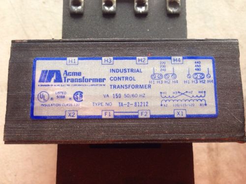 Acme Transformer TA-2-81212 Lot Of (2), US $408 – Picture 1
