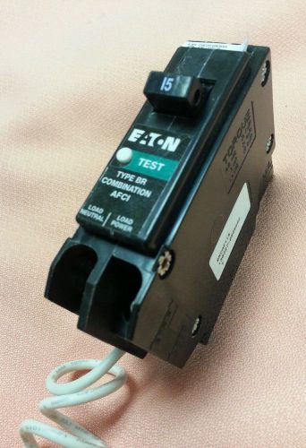 EATON , Cutler Hammer BRCAF115 Type BR Combination AFCI, 1 Pole, 15A , 120V