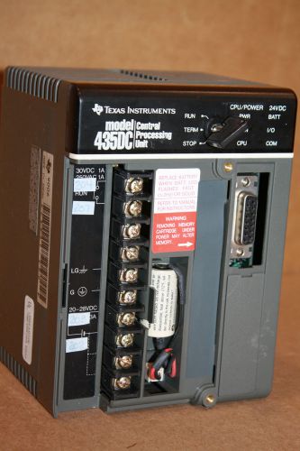 TEXAS INSTRUMENTS 435DCCPU CENTRAL PROCESSING UNIT