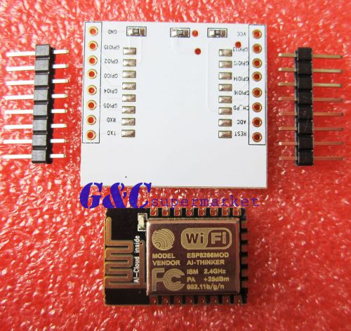ESP-12E ESP8266 e Serial Port WIFI Module with IO Adapter Plate Expansion M95