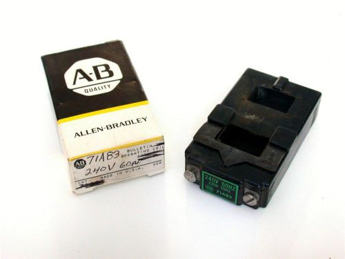 Allen bradley ab coil 240v 60hz for contactor or starter model 71a86 for sale