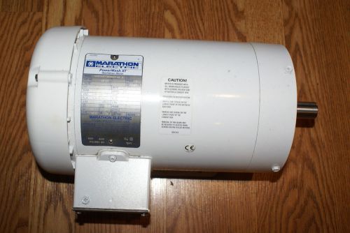 MARATHON MOTORS 145TTWR6001 Washdown Mtr, 3 Ph, TEFC, 3 HP, 3490 rpm