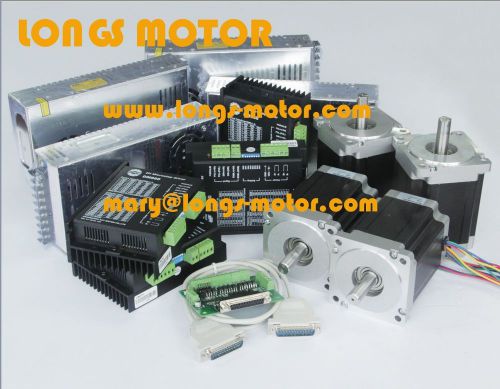 ?german ship?4axis nema34 longs stepper motor 878 oz.in&amp;driver dm860a cnc router for sale