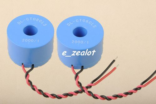 2pcs coil current transformer 10a/5ma ac micro transformers 2000:1 perfect for sale