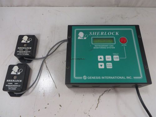 Genesis Sherlock Refrigerant Gas Monitoring System Model 102 w/ 82-0101, 82-0100