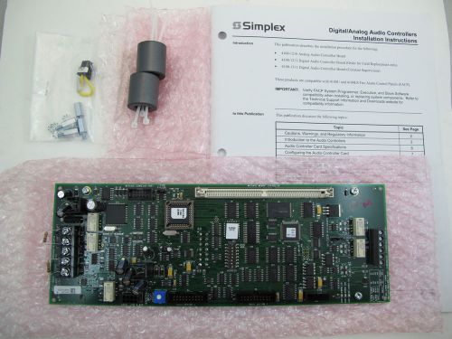 New Simplex 4100-1311 Digital Audio Control Board with installation instructions
