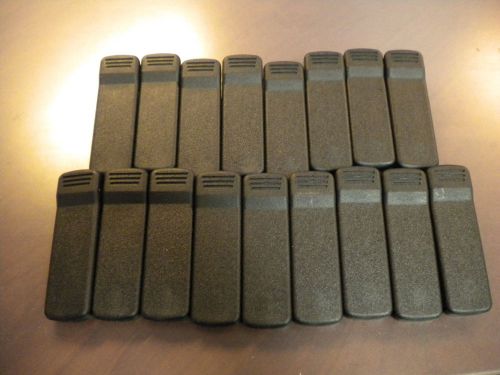 Lot of 17 spring belt clips 4 motorola cp200 p1225 p110  *new!* for sale