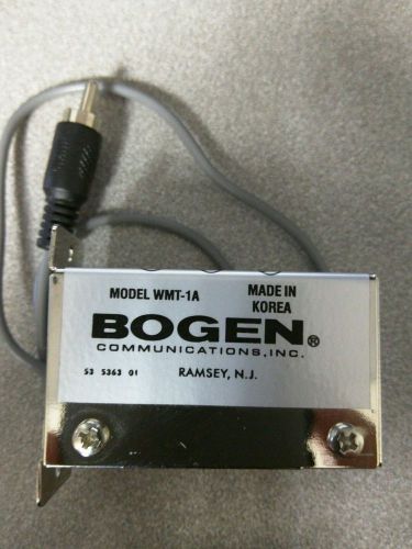 Bogen WMT-1A Input Line Matching Transformer 600 Ohm Microphone Amplifier