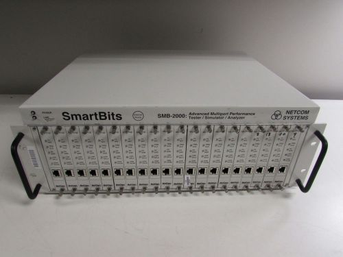 Spirent SmartBits SMB-2000 20-Slot Chassis w/ 20 ML-7710, SMB2000