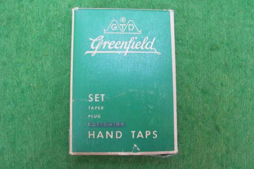 GTD GREENFIELD &amp; HY-PRO Hand Taps USA MADE NF 3/8- 24   QTY= 3