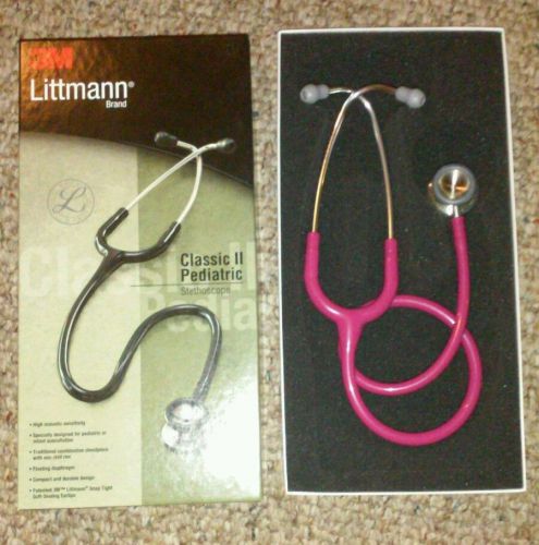 Littmann Classic II Pediatric Stethoscope 2122 Raspberry
