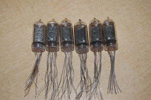 in8-2 nixie tubes 6 pcs. Used but in perfect condition.