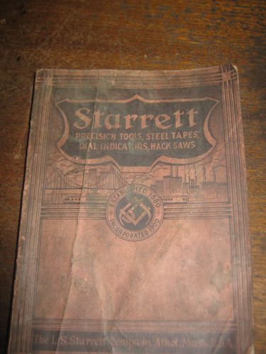 STARRETT Precision Toolmakers  Sales Booklet  (1930&#039;s)