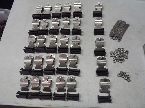 Cush-a-clamp 1/2 tube od stainless steel inistrut pipe/tube clamp lot of 30 for sale