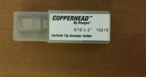 Hougen  Copperhead Carbide tip Annular Cutter brand new 9/16 x 2